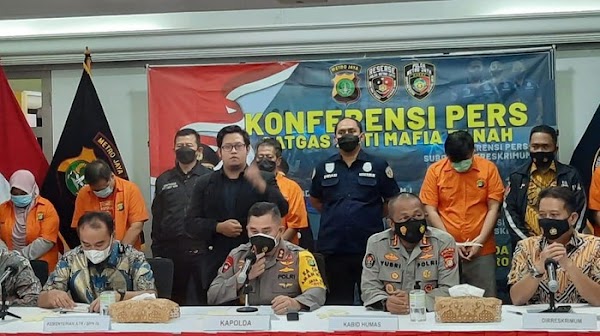 Titah Kapolri Usut Mafia Tanah Direspons Penangkapan Fredy Kusnadi