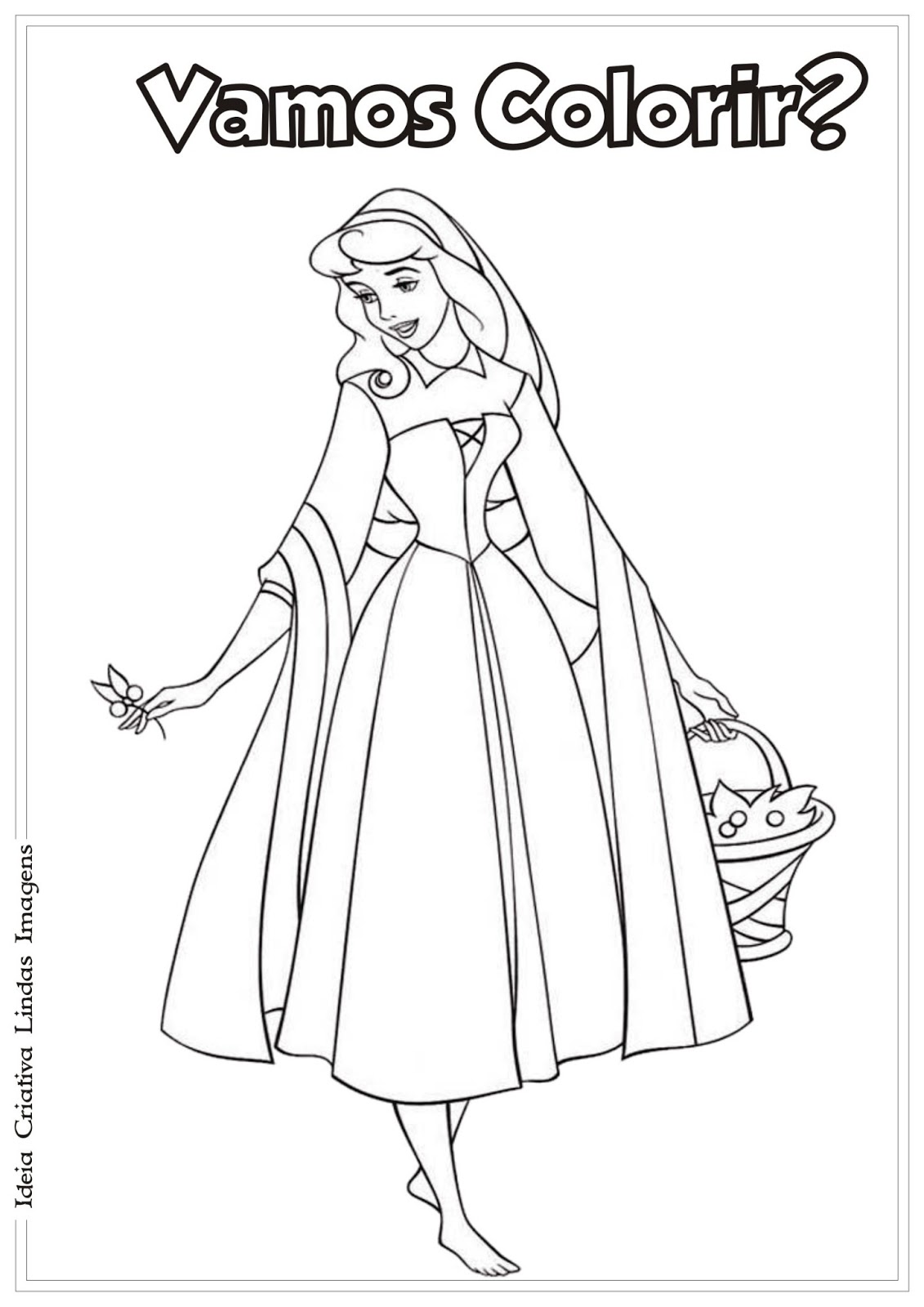 Desenhos para colorir: Desenhos de A Bela Adormecida, Princesa Aurora, para  colorir