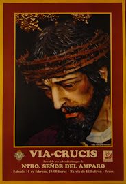 Cartel del Vía-Crucis de Nuestro Señor del Amparo.