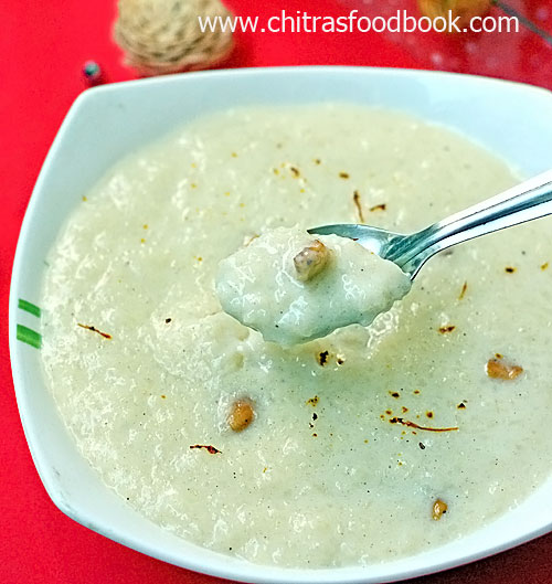 Instant pot rice kheer / Indian rice pudding in Instant pot Chitra's