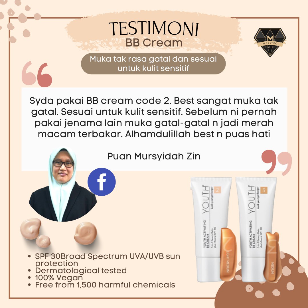Testimoni Youth BB Cream Shaklee Testimoni Youth BB Cream Shaklee