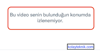 Twitter Görünmeyen Videoları Açma