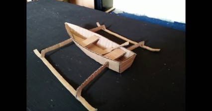 Cara Membuat Perahu Mainan dari Kardus Bekas Beserta Gambarnya
