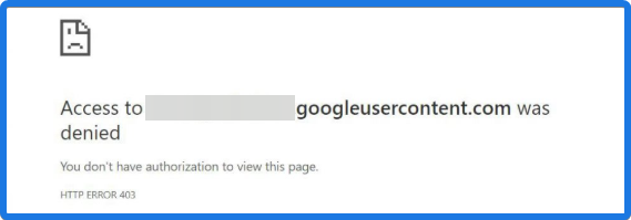 google drive download failed