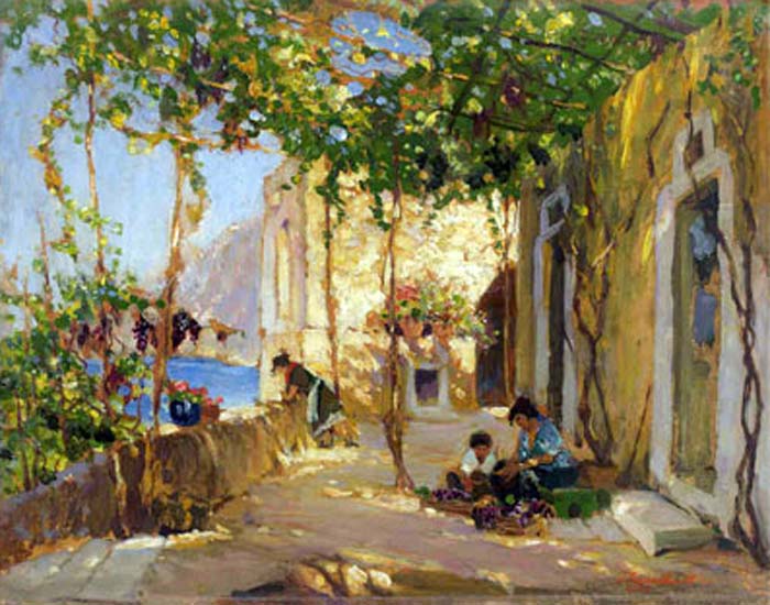 Joaquín Sorolla Bastida El patio
