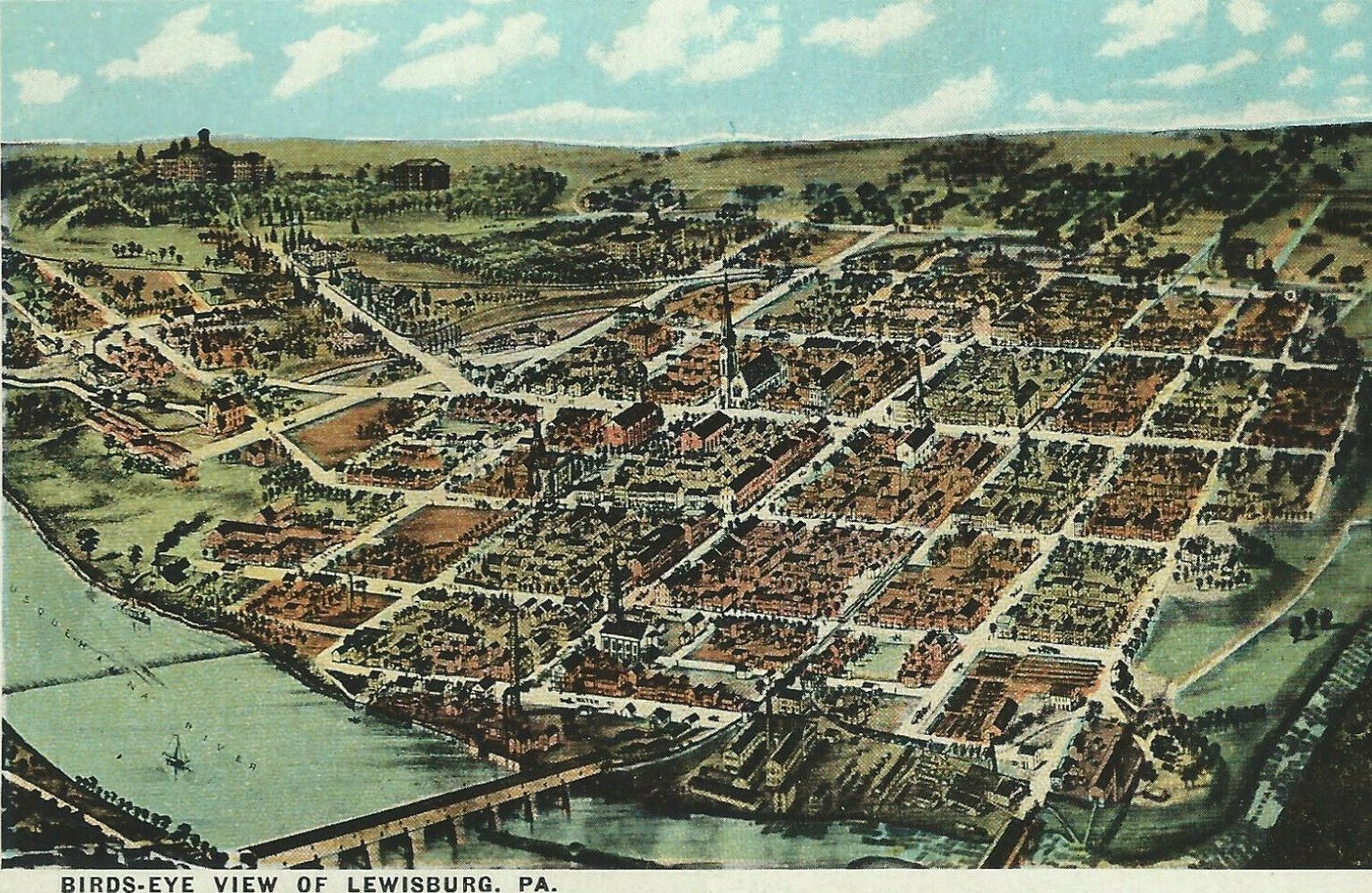 Valley Girl Views Market Street Lewisburg, Through The Decades