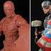 Artista lança vídeo que mostra processo de criação de colecionável do Capitão América com Mjolnir e Escudo quebrado