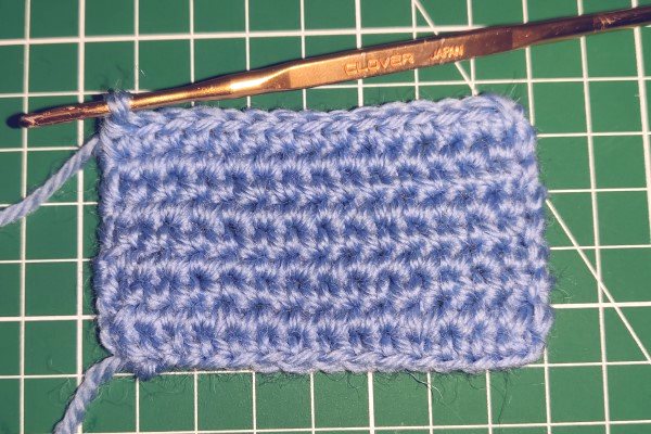 細編みの編み方と模様の違い,diffrences of patterns and how to single crochet,短针钩织法和图案的不同