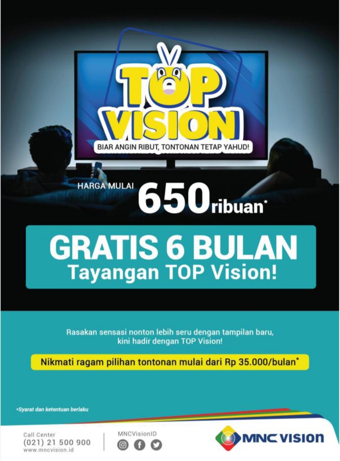 PAKET TOP VISION 650ribu