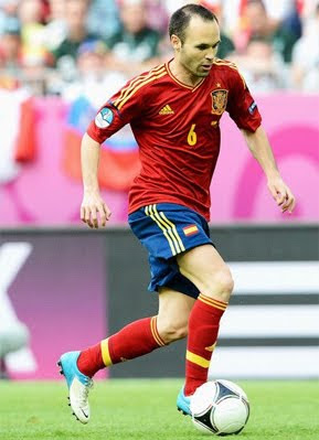 Andrés Iniesta selección española de fútbol