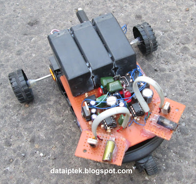 Rangkaian sensor Infrared Robot