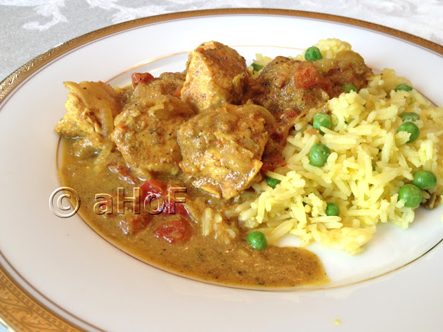 Kashmir, India, Chicken, curry, dinner, ghee
