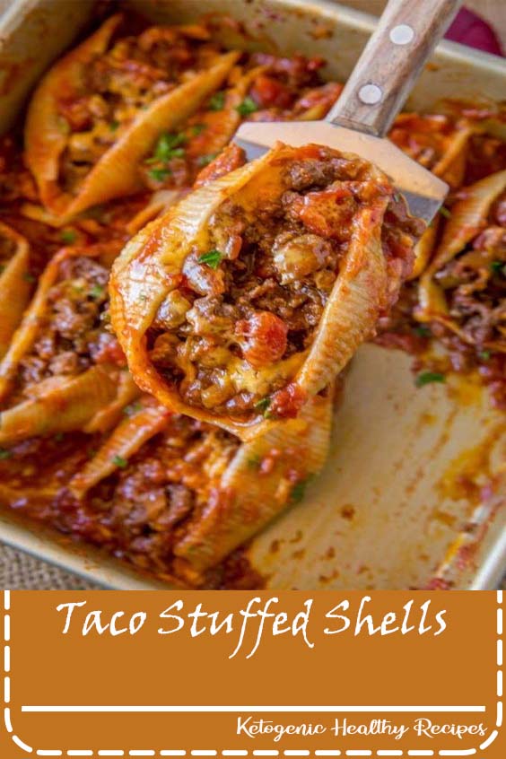 Taco Stuffed Shells Dinner Recipes Chicken Healthy Low Carb