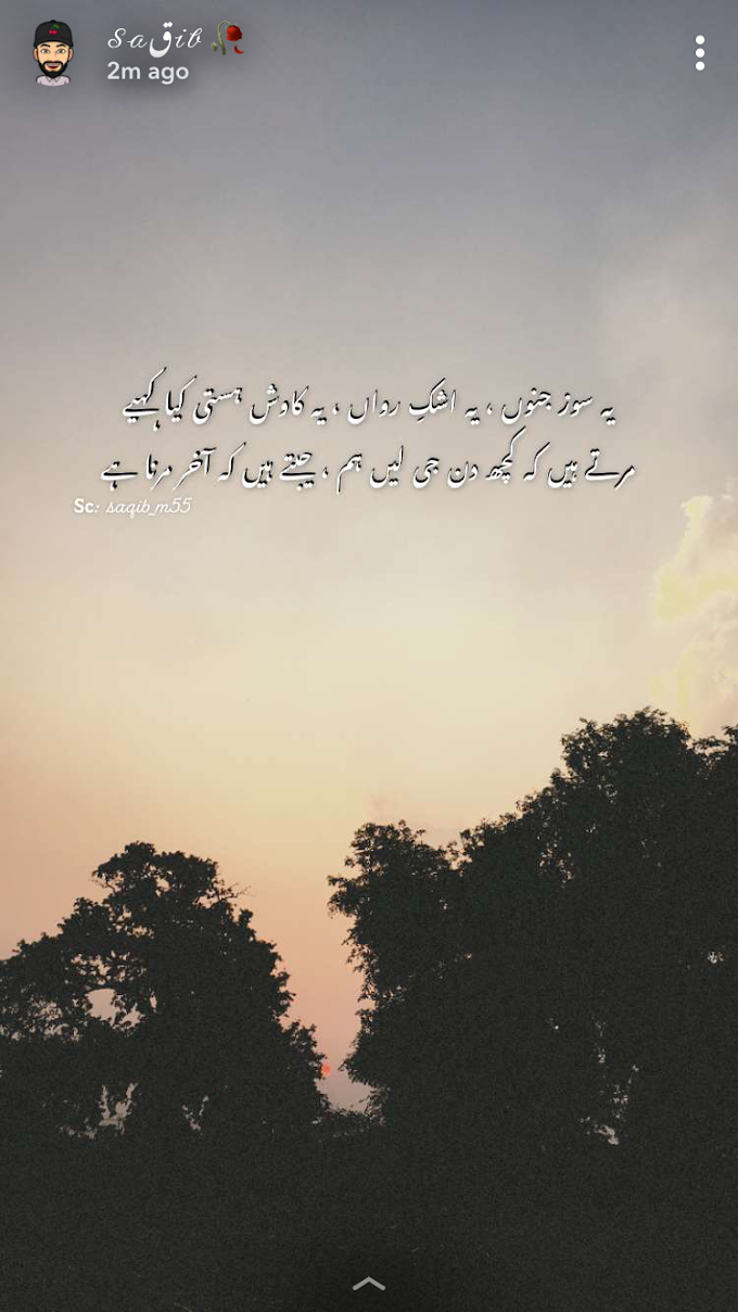 Deep urdu lines