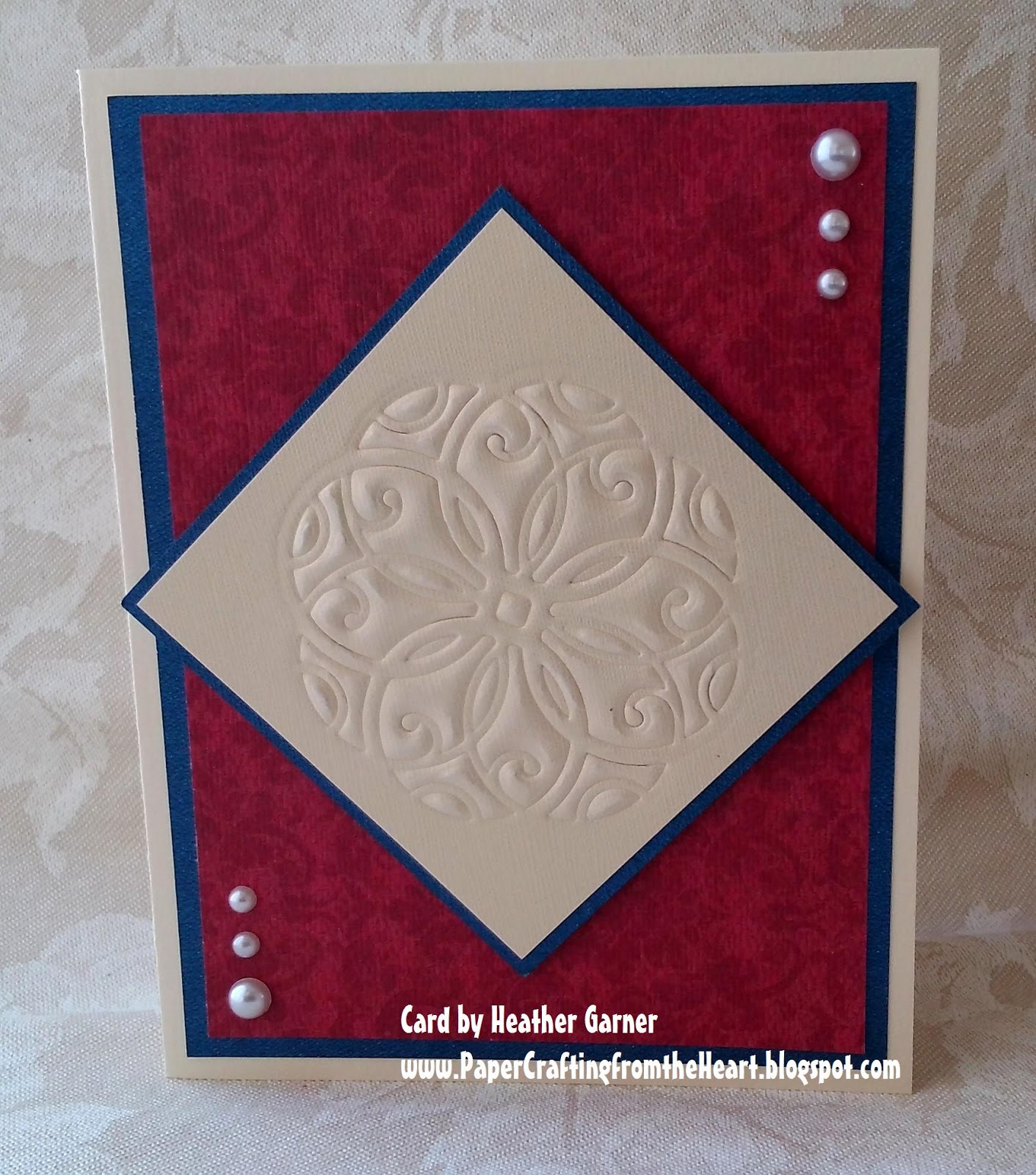 PaperCrafting from the Heart Using DieCuts to Emboss