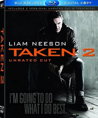 Taken 2, DVD, Blu-ray, Combo, Cover, Box art