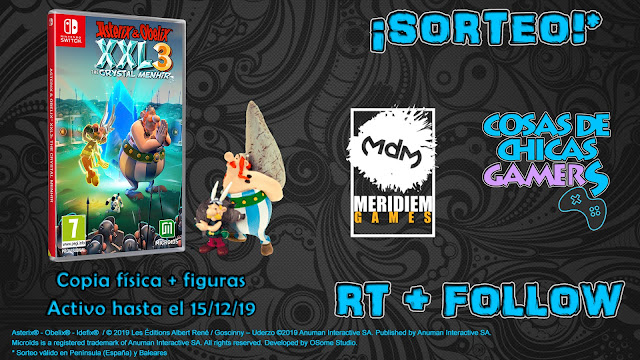 Sorteo Asterix y Obelix XXL3 para Switch Sorteo Asterix y Obelix XXL3 para Switch