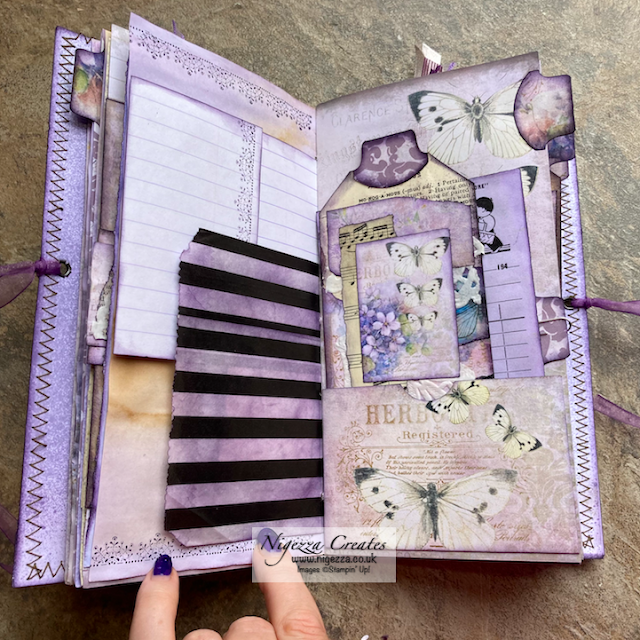 Purple Medley Journal Flick Through