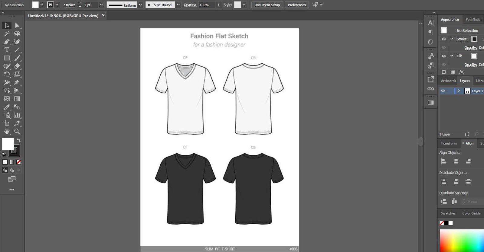 CARA MEMBUAT DESAIN KAOS MENGGUNAKAN ADOBE ILLUSTRATOR CC 2019