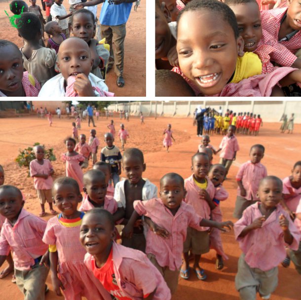 I bambini della scuola materna di Noepé, Togo, Africa