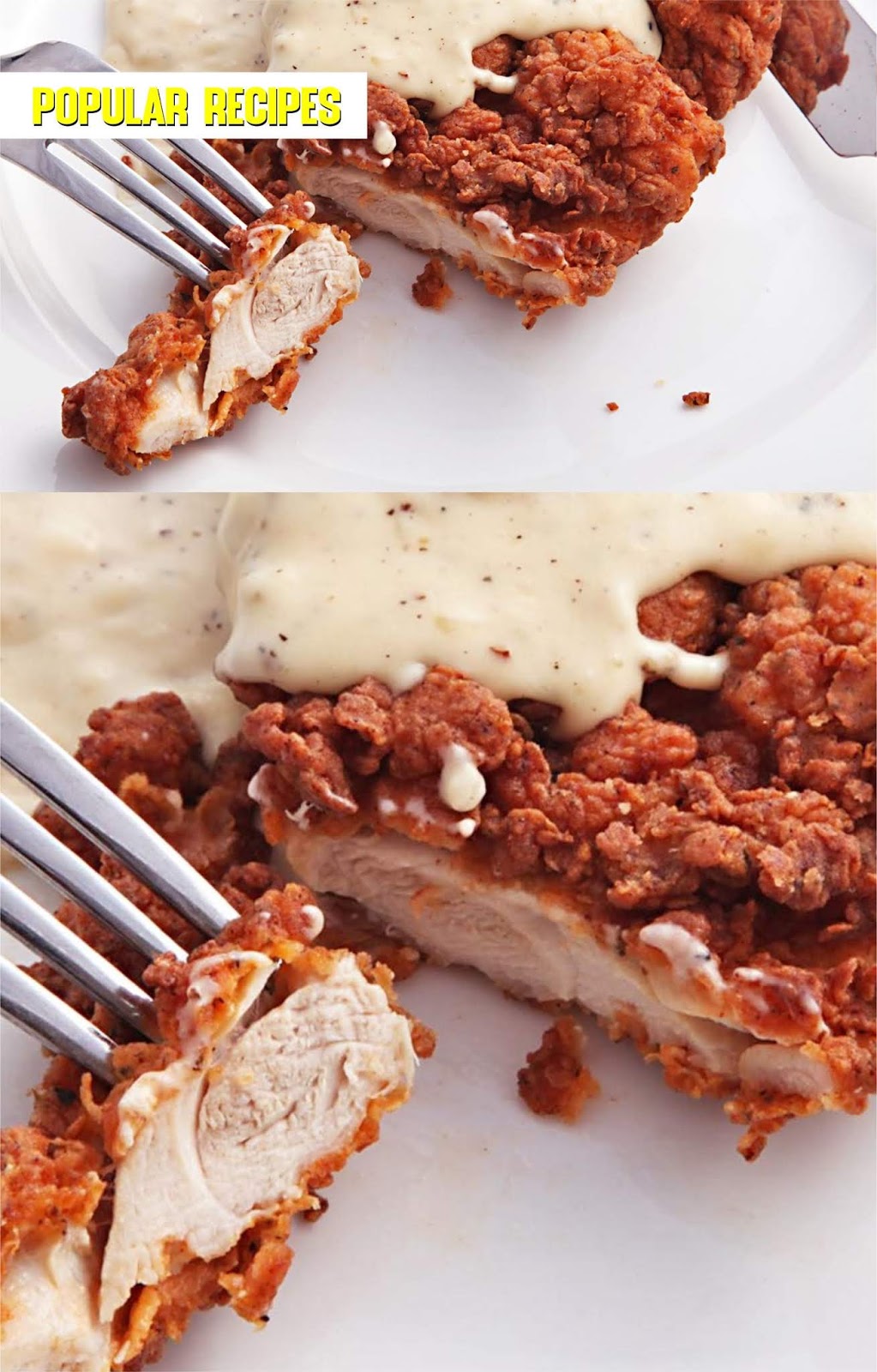 Chicken Fried Chicken With Cream Gravy Recipe | Smity olivia