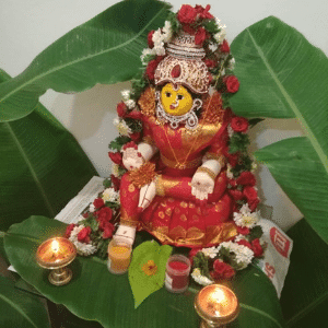 varalakshmi simple decoration idea at home