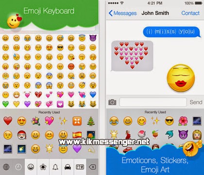 Descarga Emojis Keyboard en tu teléfono iPhone.