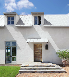 modern farmhouse french european dormer eleanor cummings windows exterior round stucco country hello lovely decor stone texas entrance above mears