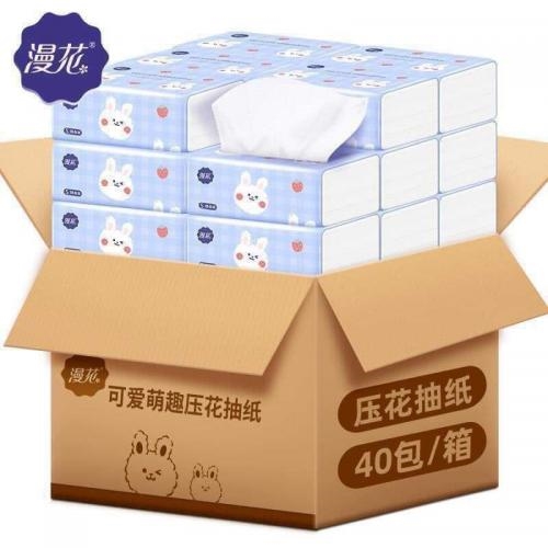 Giấy ăn rút nội địa trung thỏ 40 gói