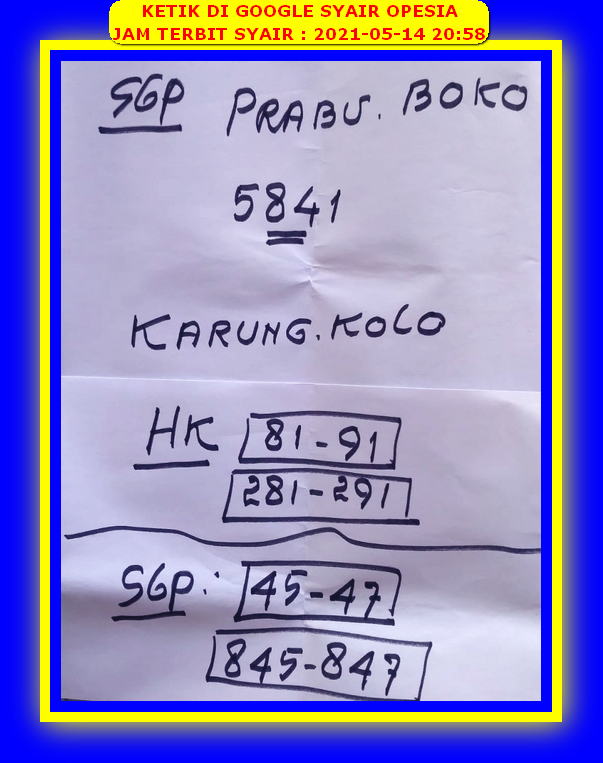 PREDIKSI HK MALAM INI