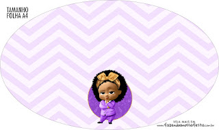 The Boss Baby Girl Afro: Free Printable Cupcake Toppers.