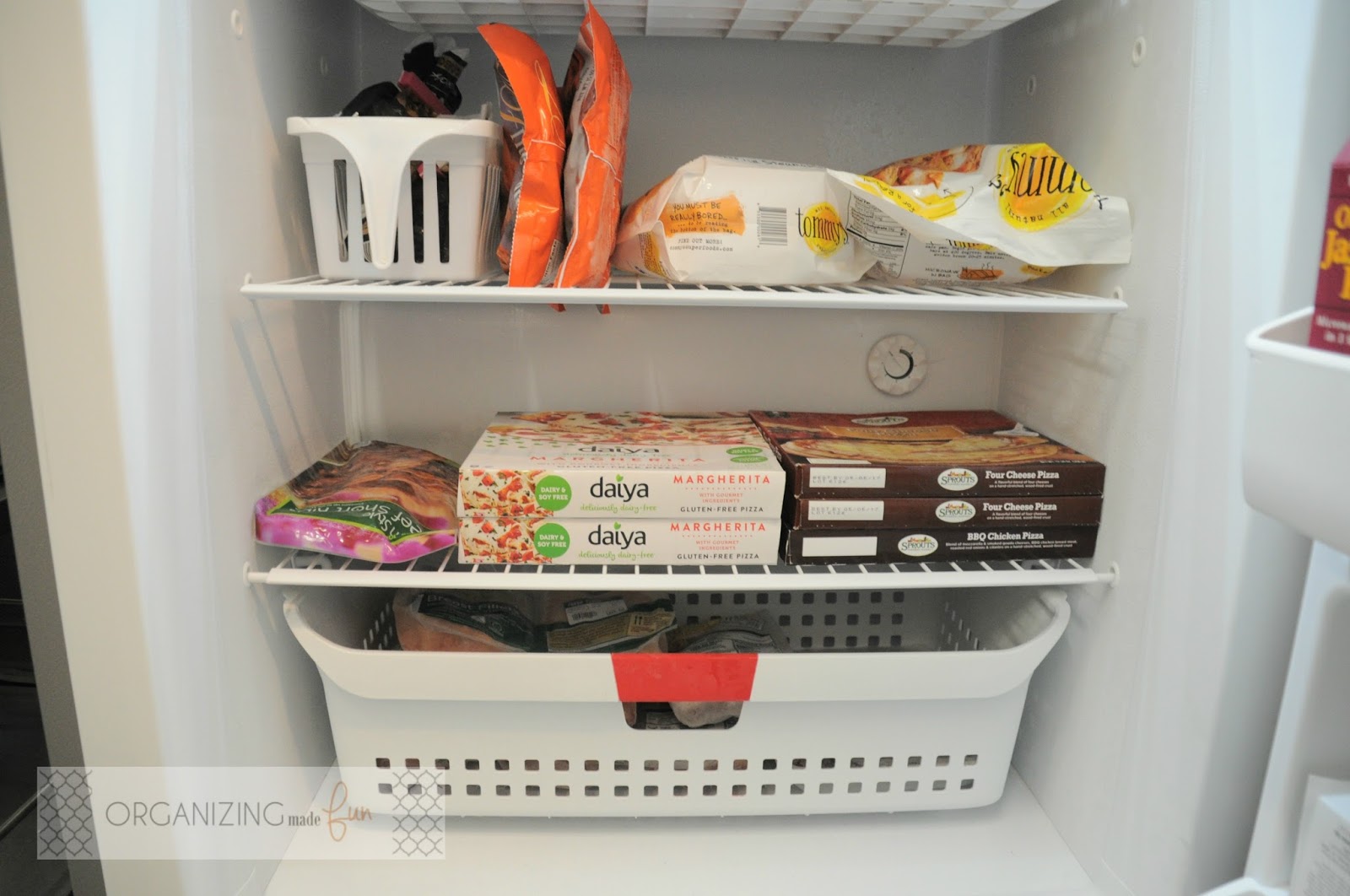 Organizing an Upright Freezer {Garage Freezer} Organizing Made Fun