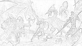 Dungeons and Dragons coloring pages coloring.filminspector.com