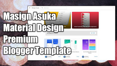 Masign Asuka Material Design Blogger Template