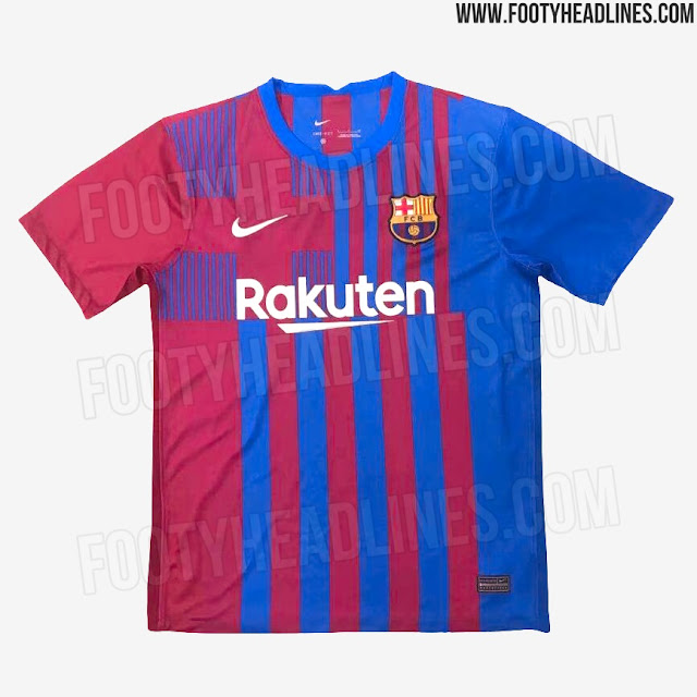 FC Barcelona Home Kit 2021-22 Leaked