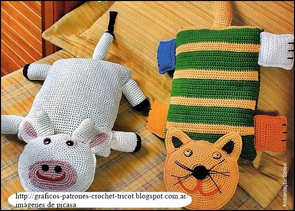 Almohadones para niños tejidos al crochet hotsell