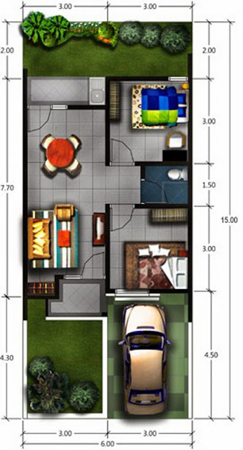 small 2 bedroom house plans and designs