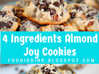 4 Ingredients Almond Joy Cookies