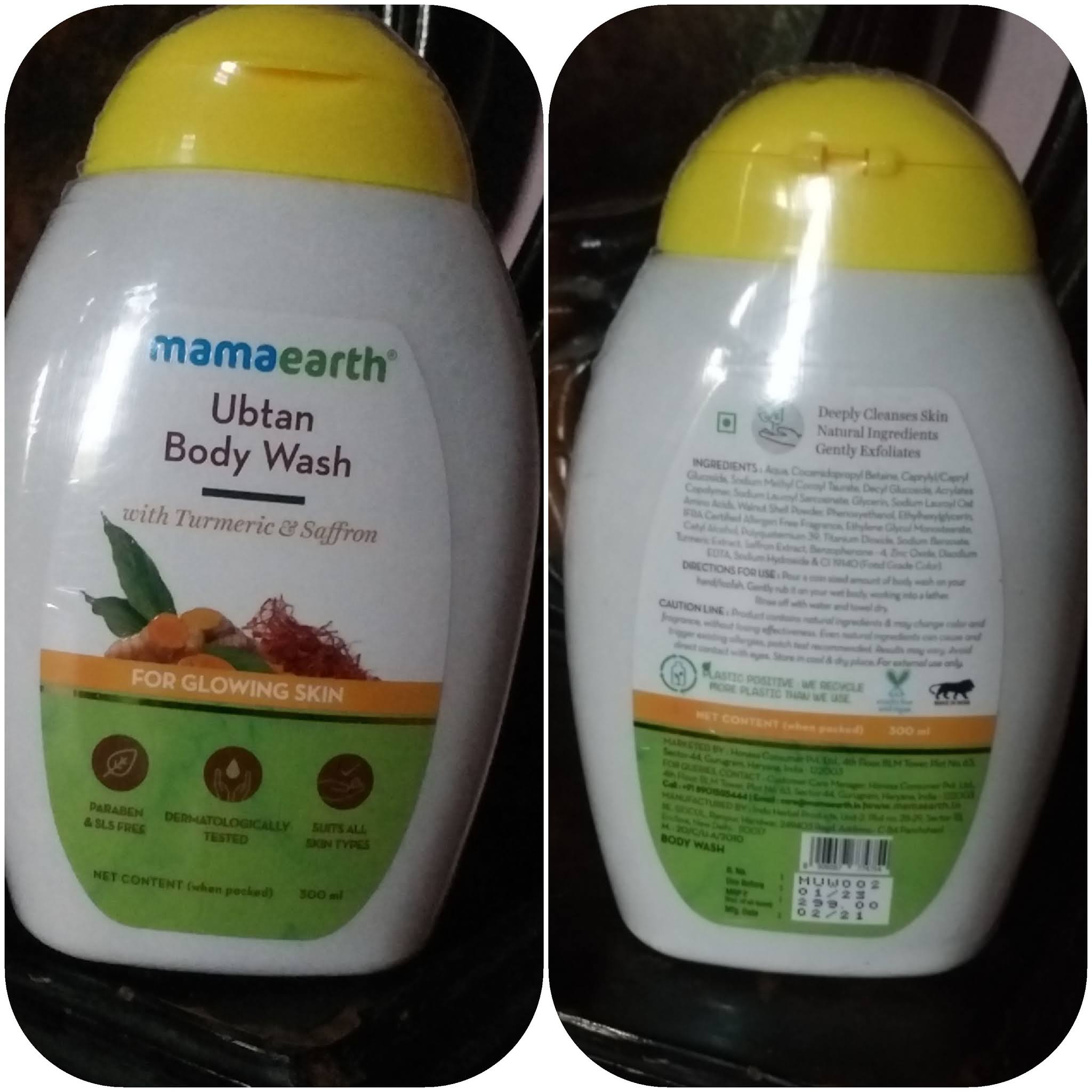 Mamaearth Ubtan Body Wash Review RJ PRO REVIEWS