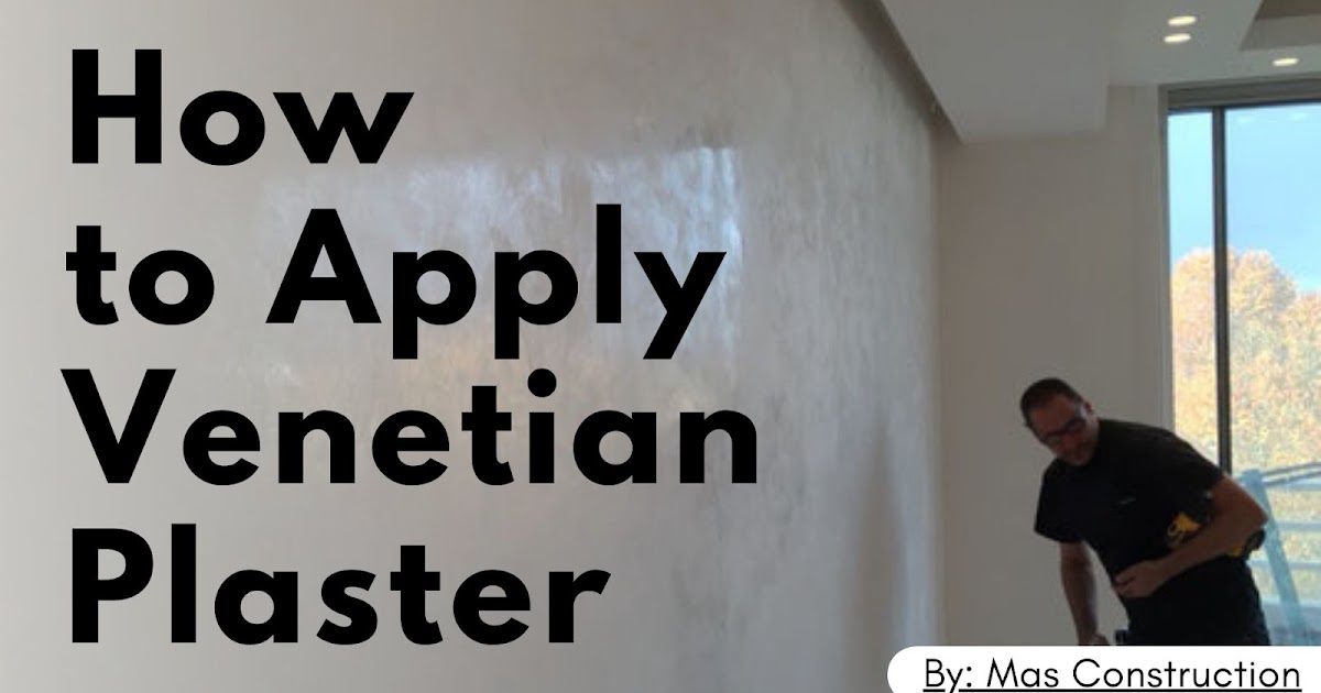 How to Apply Plaster