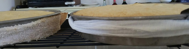 Flat Cakes with towels