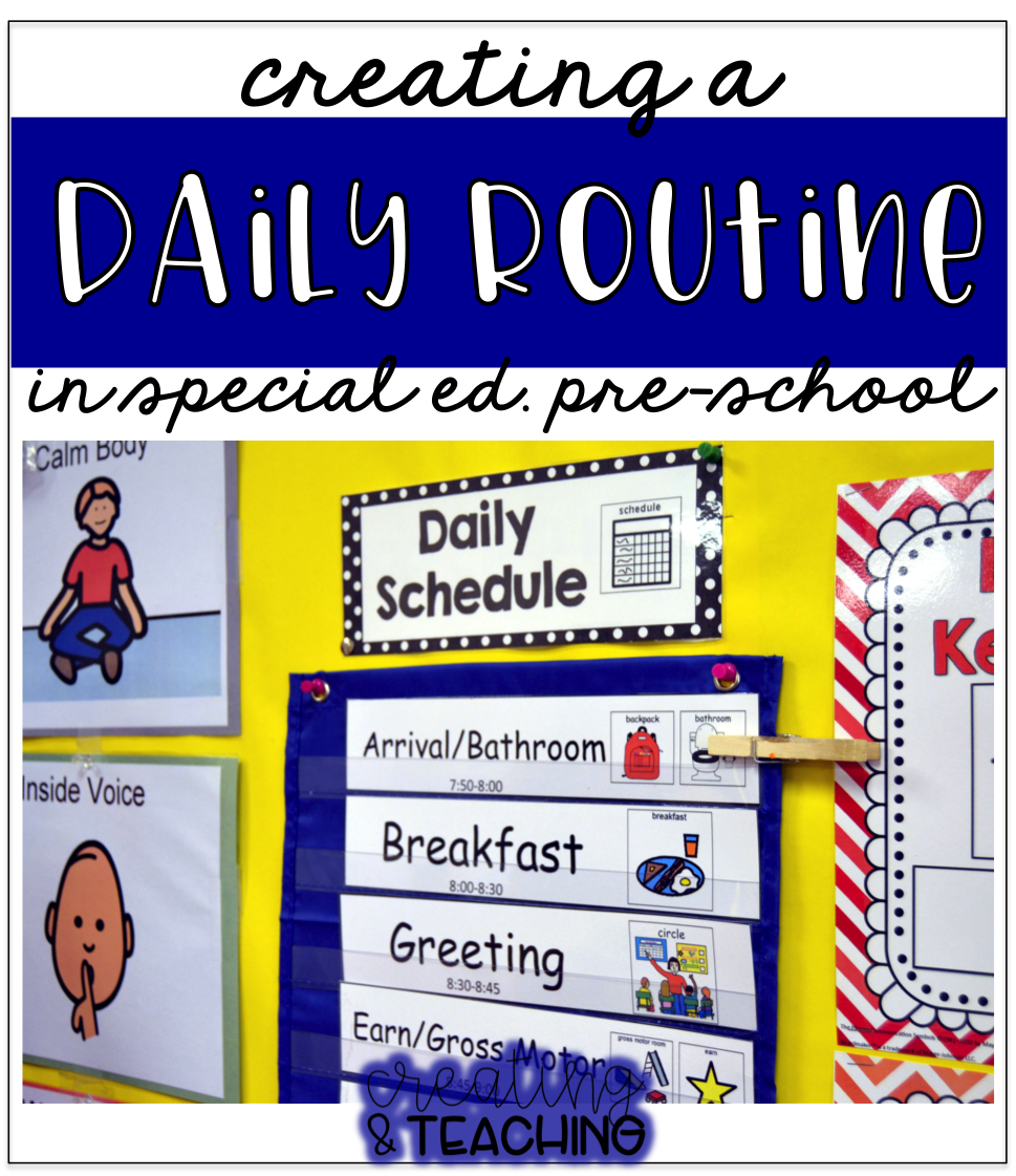 Classroom Routine Chart