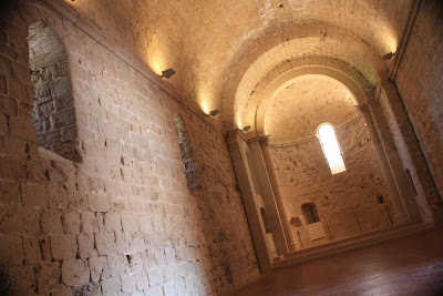 Church inside the castle of Miravet