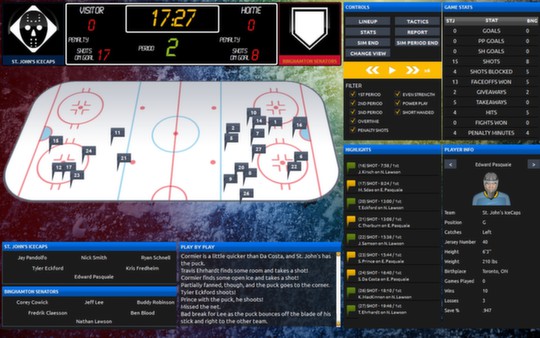 Franchise hockey manager