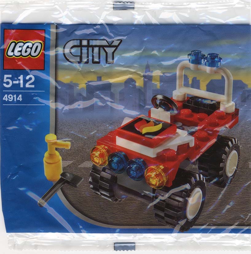 oneTWOBRICK.com: set database: LEGO 4914 fire chief's car