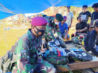 Batalyon Kesehatan TNI Bantu Pengobatan Korban Gempa Sulbar Batalyon Kesehatan TNI Bantu Pengobatan Korban Gempa Sulbar