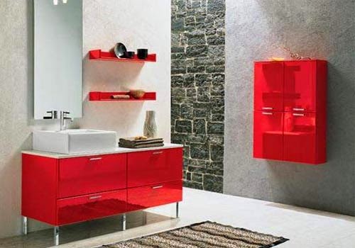 Red Bathroom Decoration