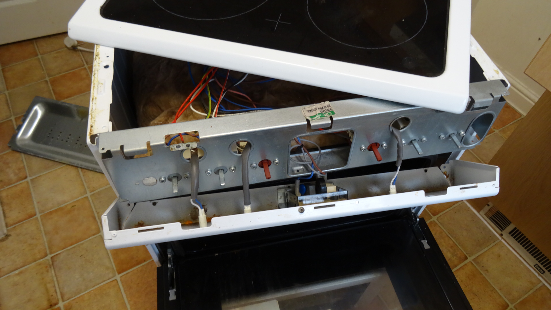 Electric cooker oven troubleshooting and repair Electric cooker oven