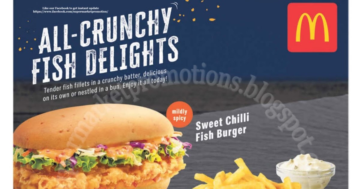 McDonald's Fish Delights 12 August 2020 Supermarket Promotions