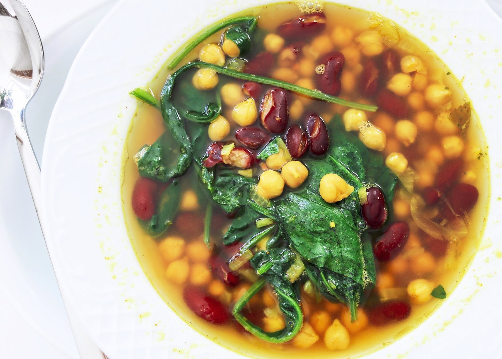 Rezept: Arabische Kichererbsen Spinat Suppe | Mareike Unfabulous